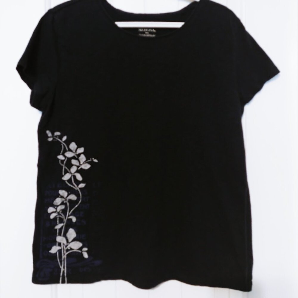 Women's Merona Crew Neck Short Sleeve Tshirt - Navy Blue - Size XXL